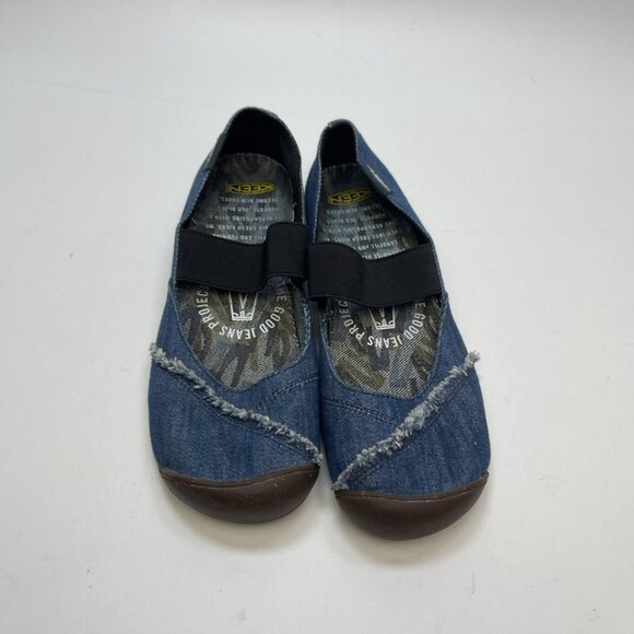 Keen The Good Jean Project Mary Jane Denim Shoes Sz 7 US Limited Edition Slip On - Picture 5 of 12